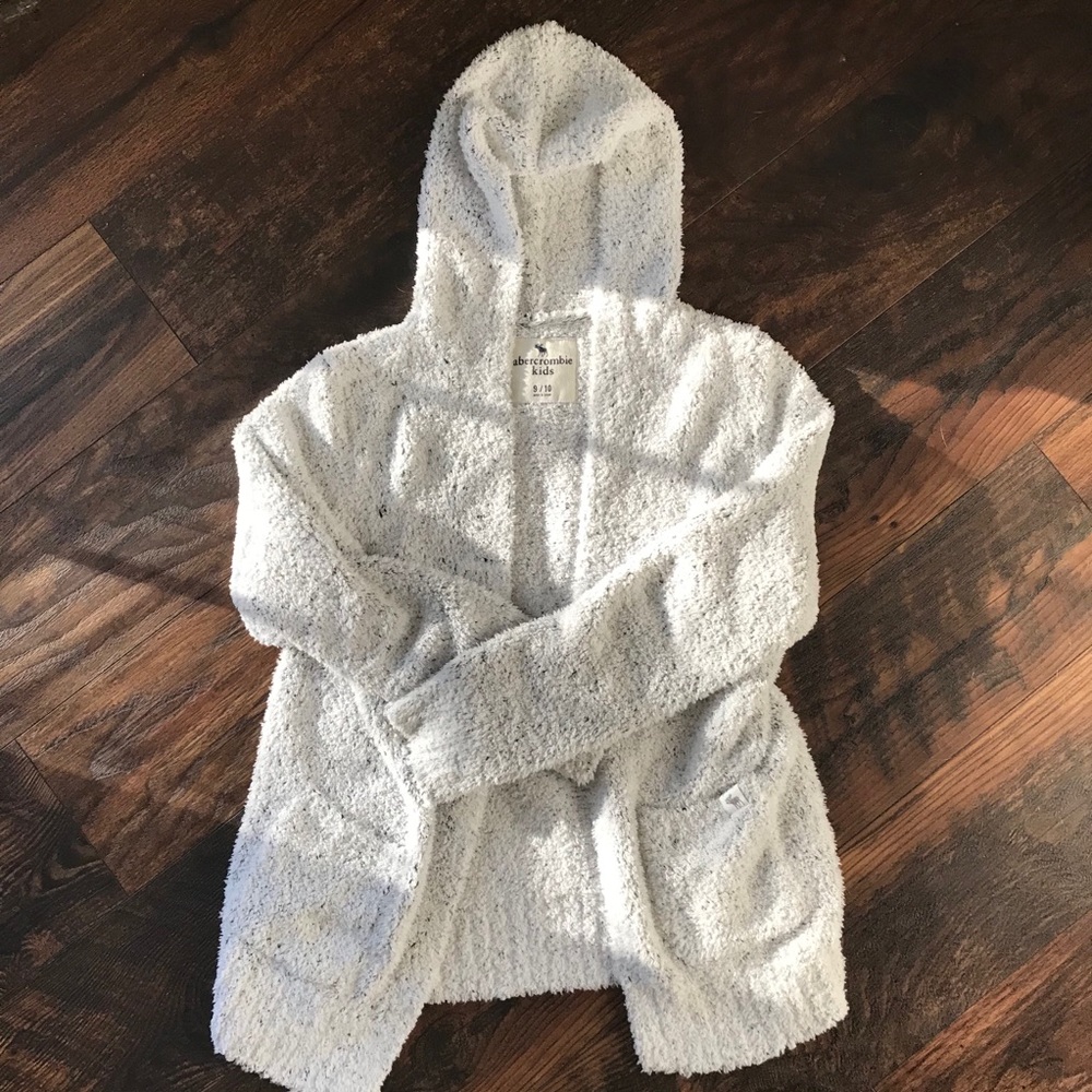 Abercrombie Kids White Cardigan